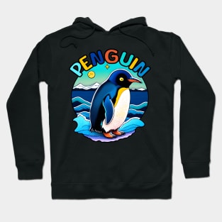 Animal Alphabet - P for Penguin Hoodie